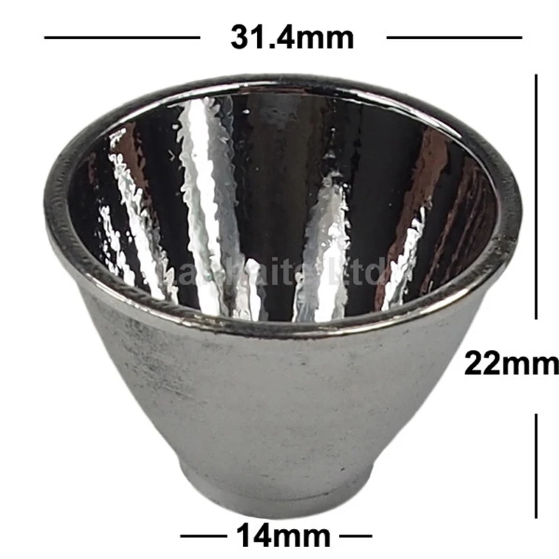 Алюминиевый отражатель 31 4 мм (D) x 22 (H) OP|aluminum|reflector bulbreflector board |