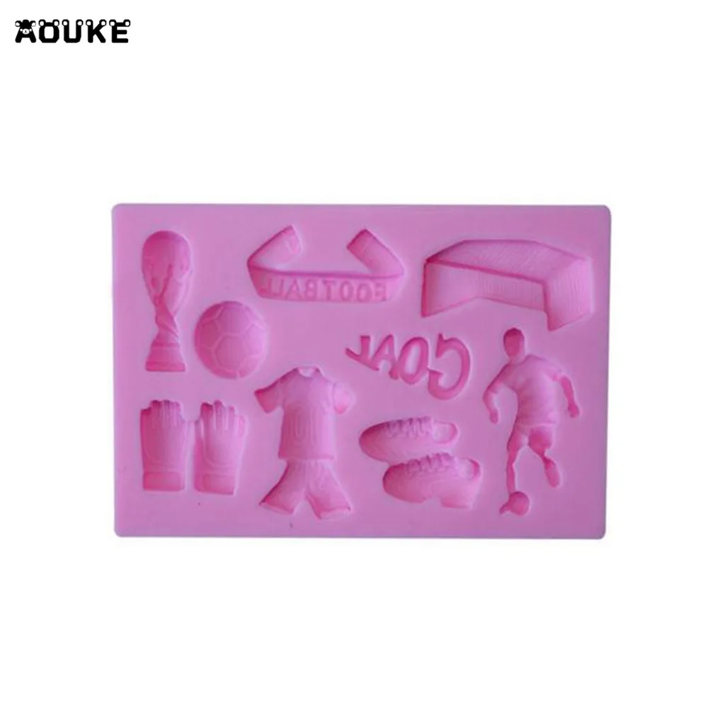 DIY Инструменты для украшения торта Кубок мира по футболу гол кроссовки 3D шоколада