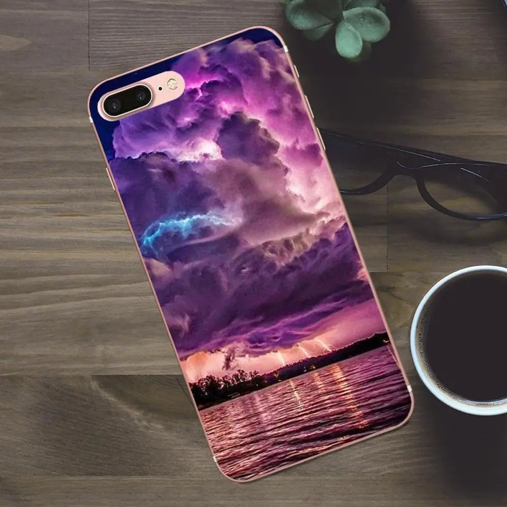Мягкий модный чехол из тпу Infinity On фиолетового цвета для Apple iPhone 4 5 5C SE 6 6S 7 8 Plus X Galaxy