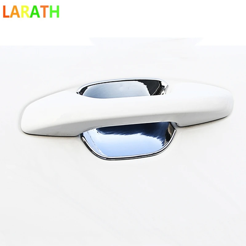 Новинка накладка на дверную ручку для Kia Rio 4 KX хромированная чаша из АБС пластика