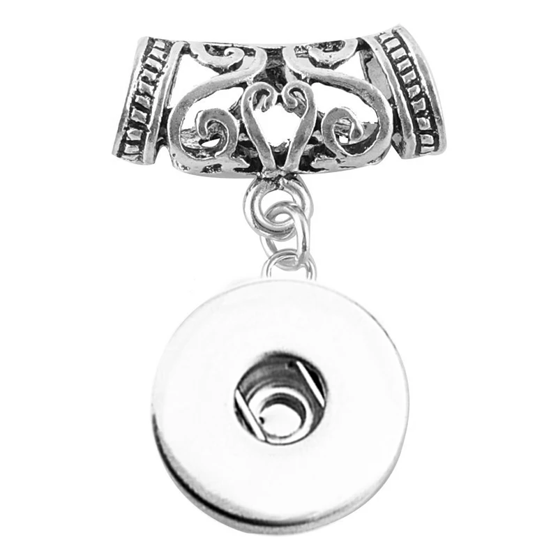 

DIY Snaps Jewelry Metal Snap Button Pendants Ginger snap necklace DY109 (fit 18mm snaps) BOBOSGIRL