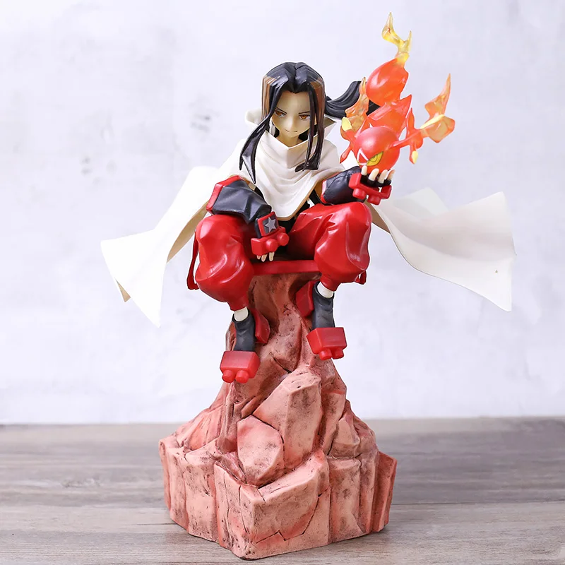 Экшн фигурка Shaman King аниме Asakura Yoh & Hao масштаб 1/8 в коробке 18 20 см ПВХ Коллекционная