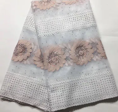 New French Milk Silk Net Lace Fabric 2019 High Quality African Tulle With Rhinestone For Nigerian Wedding CSH006 | Дом и сад