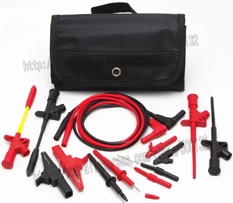 8 шт. автомобильный тестовый штекер типа банан + гибкие силиконовые штифты