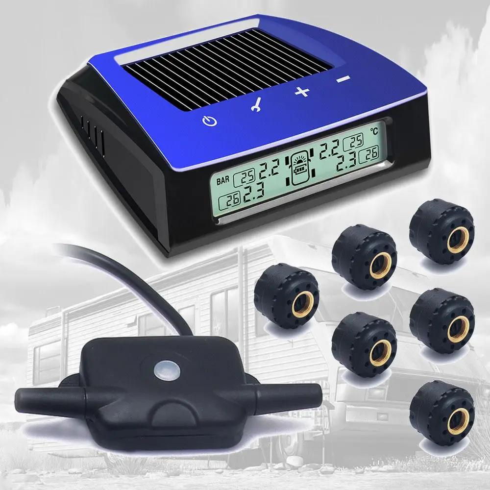 Беспроводная система мониторинга давления в шинах CARCHET TPMS с ЖК дисплеем и 6
