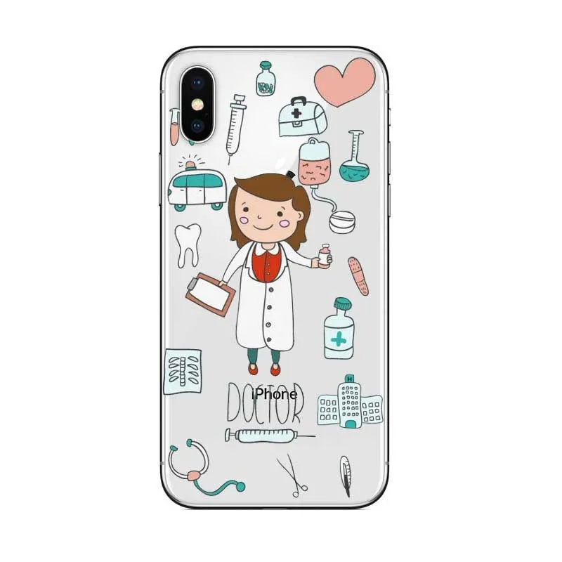 Прозрачный мягкий силиконовый чехол из ТПУ для iPhone 8 X XR XS Max 6 6S Plus 5 11 11PRO SE чехол