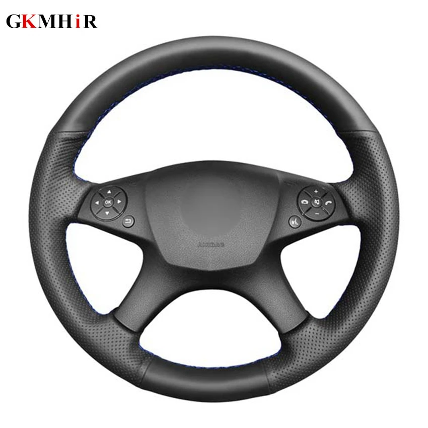 Черная искусственная кожа PU с ручной строчкой для Mercedes Benz W204 C-Class 2007-2010 C280 C230 |
