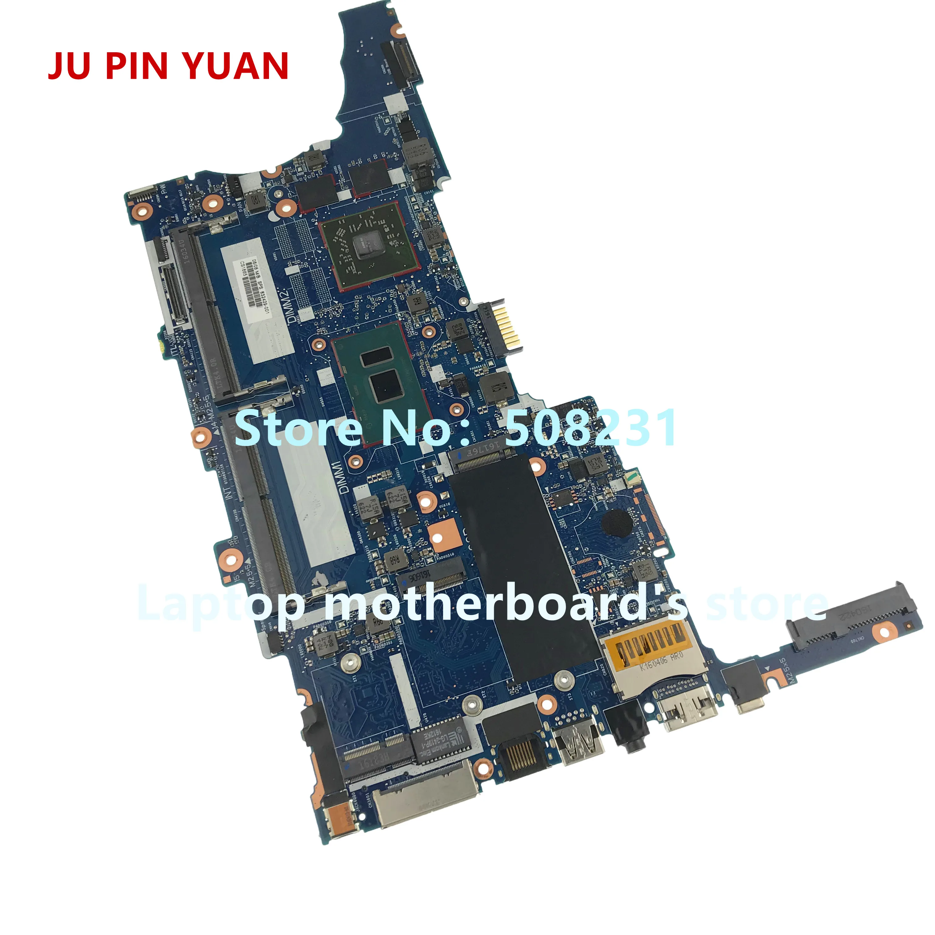 Ju pin yuan 915468-601 915468-001 аккумулятор большой емкости DAG37DMBAD0 материнская плата для ноутбука для женщин, hp ноутбук 17-W 17-AB Тетрадь ПК 1050 2 Гб i5-7300