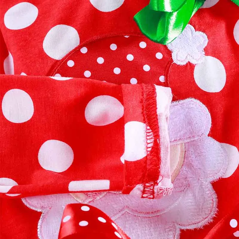 New Arrival Baby Chrismas Dress Children Girls Santa Claus Clothes with Bow Tie Ball Gown Dresses for Year Clothing | Детская одежда и