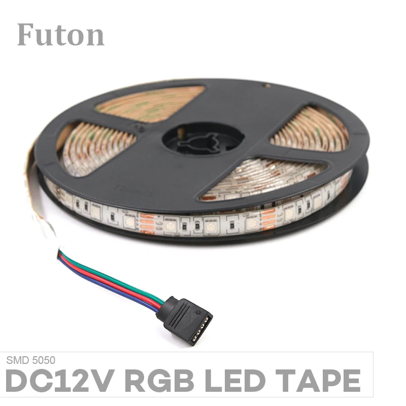 Фото DC12V RGB LED Light Strip SMD5050 Waterproof Flexible Tape For TV Backlight Under Cabinet Wardrobe light and DIY Лампы и освещение DC12V RGB LED Light Strip SMD5050 Waterproof Flexible Tape For TV Backlight Under Cabinet Wardrobe light and DIY Лампы и освещение