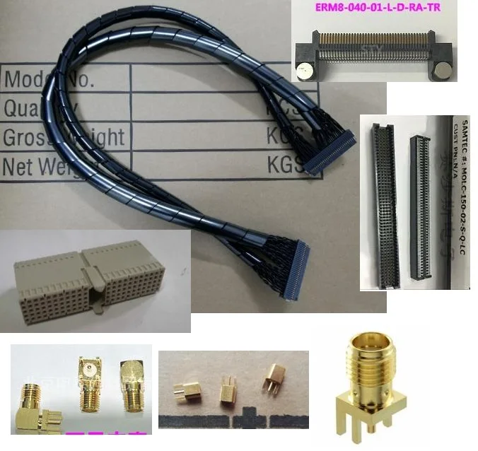 1 шт. MMCX P H ST EM1 SMA J RA TH1 ERM8 040 01 L D TR MOLC 150 02 S Q LC|Соединители| |
