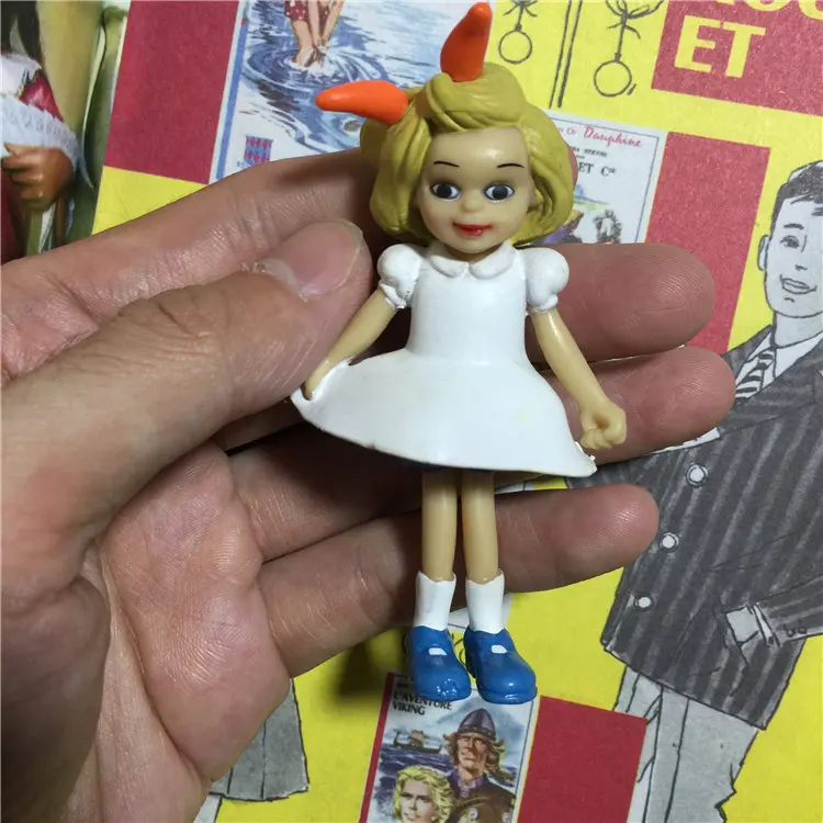 Милые Редкие Винтаж Америка Единорог девушка кукла рисунок игрушки модель детей