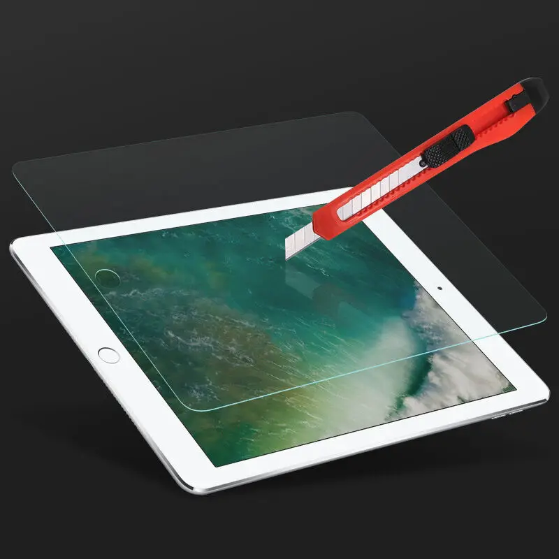 Экран протектор для iPad /air/Air 2/Pro 9.7, ESR тройной прочность закаленного Стекло Плёнки аппликатор для iPad 9.7 дюймов