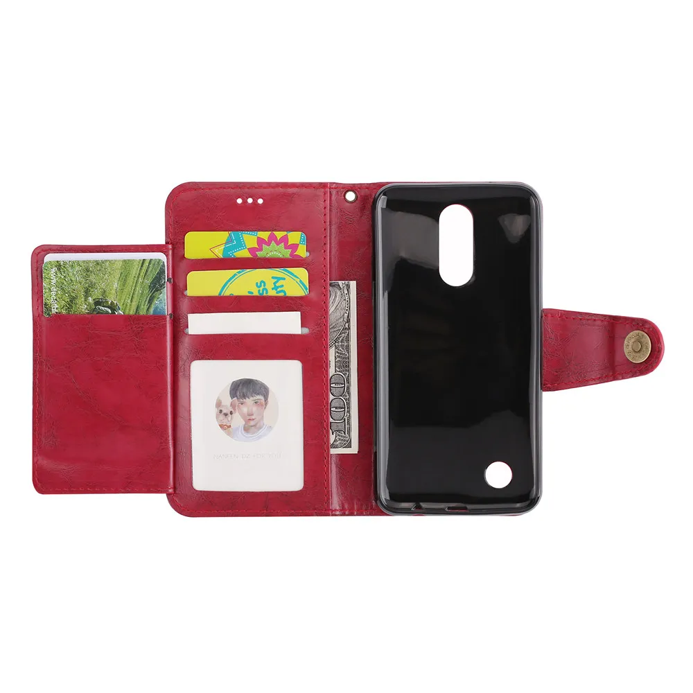 Чехол для LG K4 2017 M151 M153 чехол кошелек флип искусственная кожа K 4 Rebel 2 L57BL L58VL Fortune