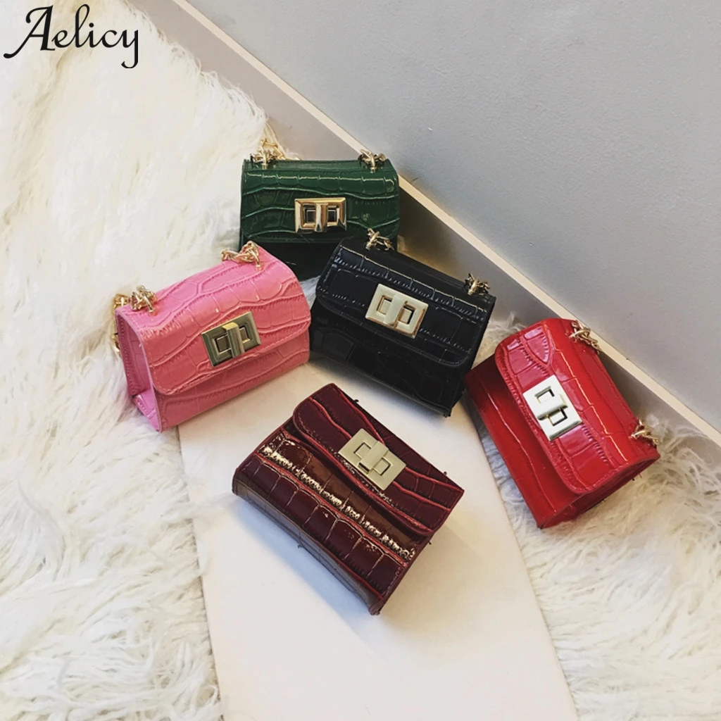 Aelicy Детская сумка через плечо с цепочкой диагональные сумки для девочек на