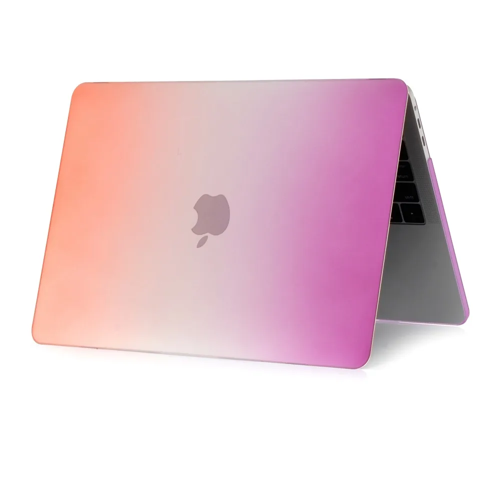 Модный матовый Радужный жесткий защитный чехол для MacBook Air 11 Pro 13/15 дюймов с Retina
