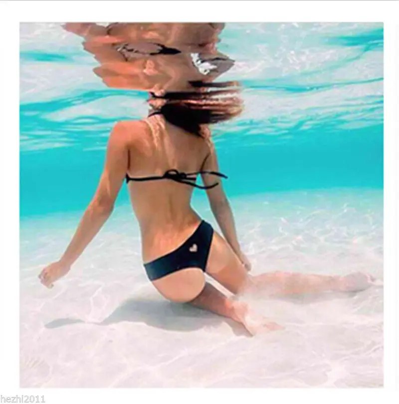 2017 Топ женские трусики сексуальные бикини одноцветные стринги с милым рисунком