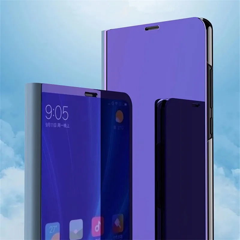 Для Xiaomi Redmi Note 3 4X 5A 5 Pro Y1 Lite S2 6A 6 F1 A2 Роскошный прозрачный зеркальный кожаный