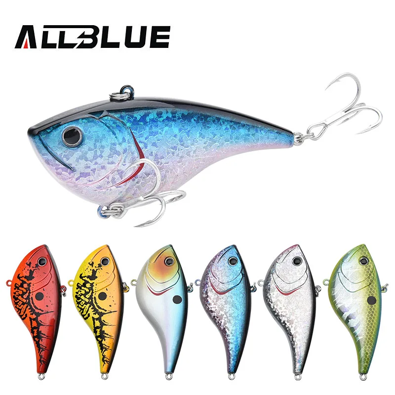 ALLBLUE новая погружная рыболовная приманка 21 2 г/75 мм Lipless Crankbaits Hard Artificial VIB Vibration Bait