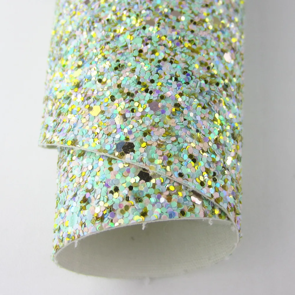 1 шт. многоцветная блестящая ткань для рукоделия шитья и банта 8 х11 дюймов | Дом сад