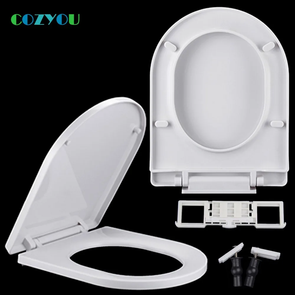 

Elongated U type Toilet seat Quick Release slow close above installation length 420mm to 467mm,width 351mm to 371mm GBP17302PU