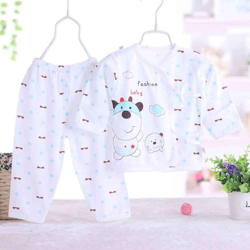 112017 summer Newborn baby fashion style boy clothes set girl soft and comfortable T-shirt + pants 2pcs sets | Детская одежда и