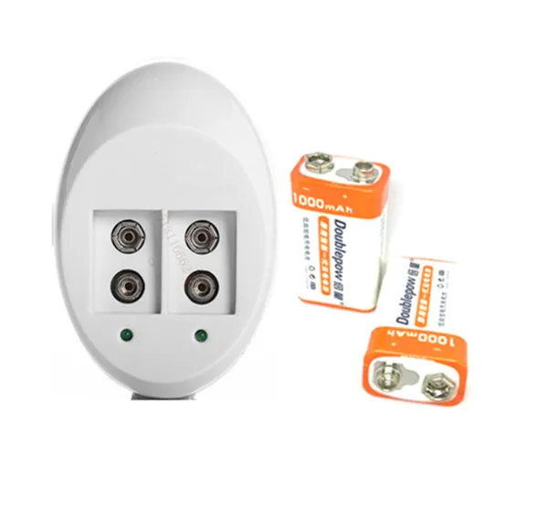 2 шт./лот 9 в 1000 мАч литиевая аккумуляторная батарея RC беспроводной микрофон