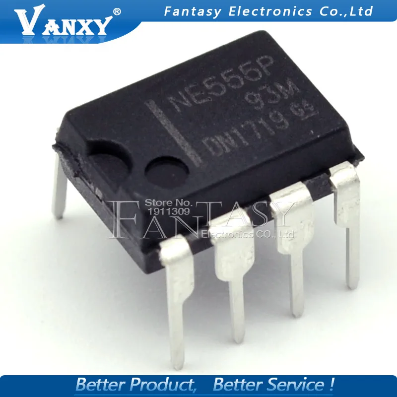 10 шт. NE555P DIP8 NE555 DIP NE555N 555P DIP-8 новые и оригинальные IC