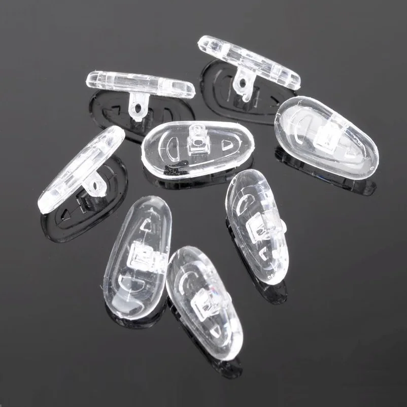 Аксессуары для очков 100 пар силиконовые носоупоры оправы универсальные