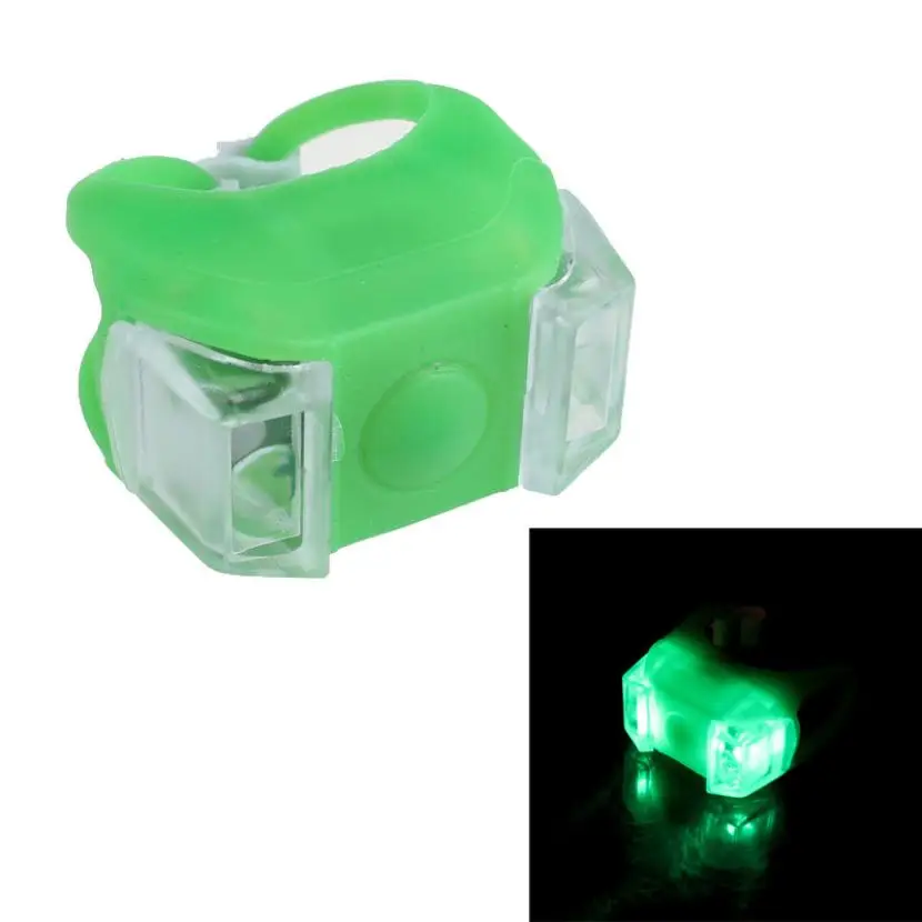 Новый силиконовый велосипедный Безопасность светильник ing светодиодный лампа