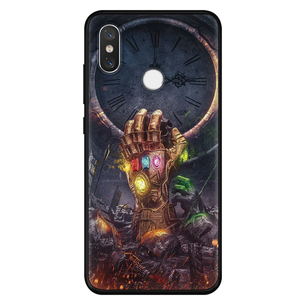 0mshouta Мягкий ТПУ чехол Marvel для Xiaomi mi 9 8 Explorer Lite A1 A2 6X 5X для Xiao mi Red mi Note 6 7 Pro 5 Pocophone F1 чехол Coque Fundas - Цвет: 0mshouta