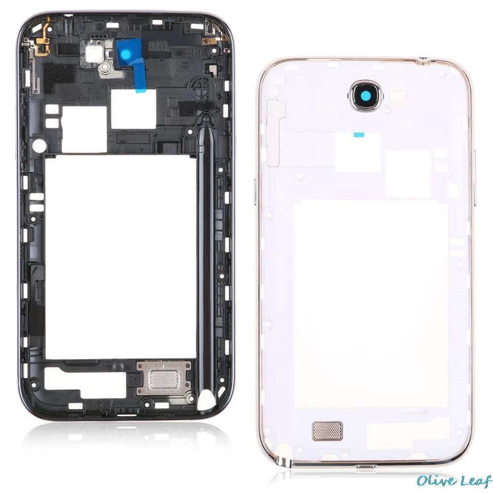 Оригинальный Новый N7100 средняя рамка Ремонт корпуса для Samsung Galaxy Note 2 II