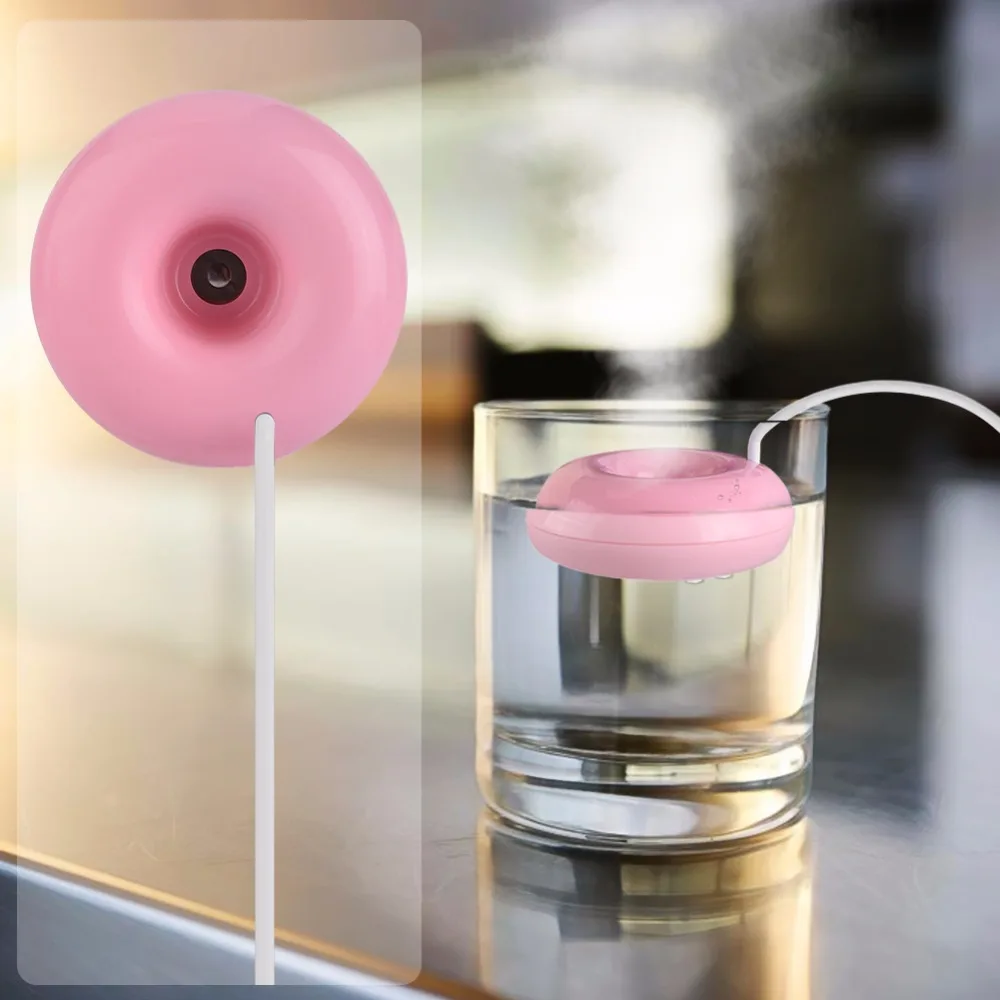 

Mini Portable Donuts usb Air Humidifier Purifier Aroma Diffuser Steam humidificador For Home office