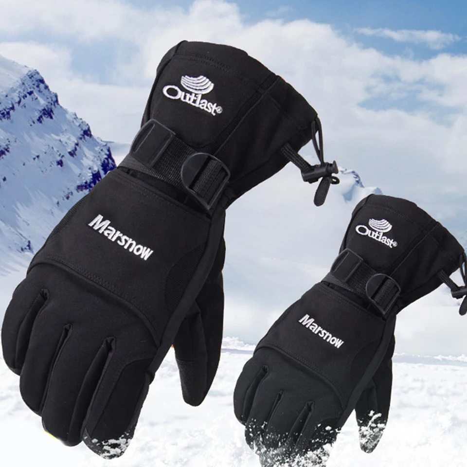 

Women Men Ski Gloves Snowboard Gloves Snowmobile Motorcycle Riding Winter Gloves Windproof Waterproof Unisex Snow Gloves