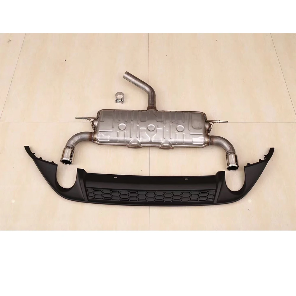 MK7 PP задний бампер диффузор с выхлопной для Volkswagon Golf 7 Standard & GT I R RLINE 2014 2018|rear bumper