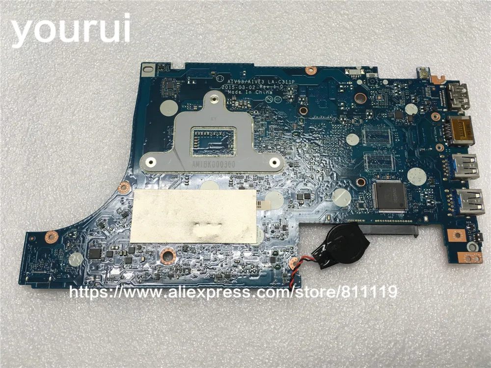 Yourui AIVS3 AIVE3 LA-C311P 5B20J33163 для материнской платы lenovo E31-70 13 3 дюйма SR23Y i5-5200U работает