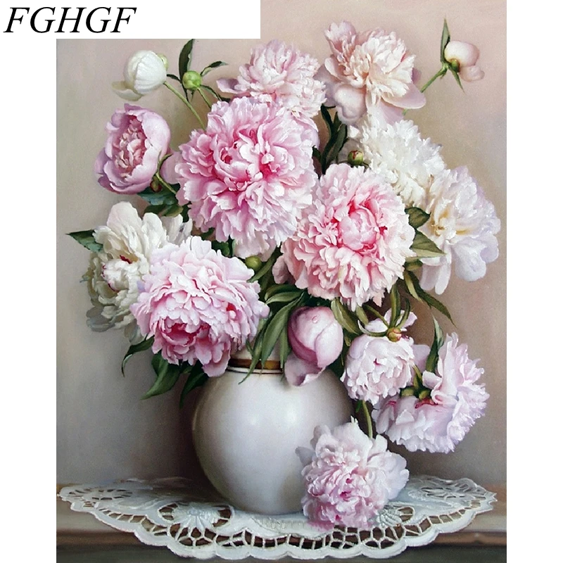 FGHGF бескаркасные фотографии цифровая картина маслом декоративная живопись