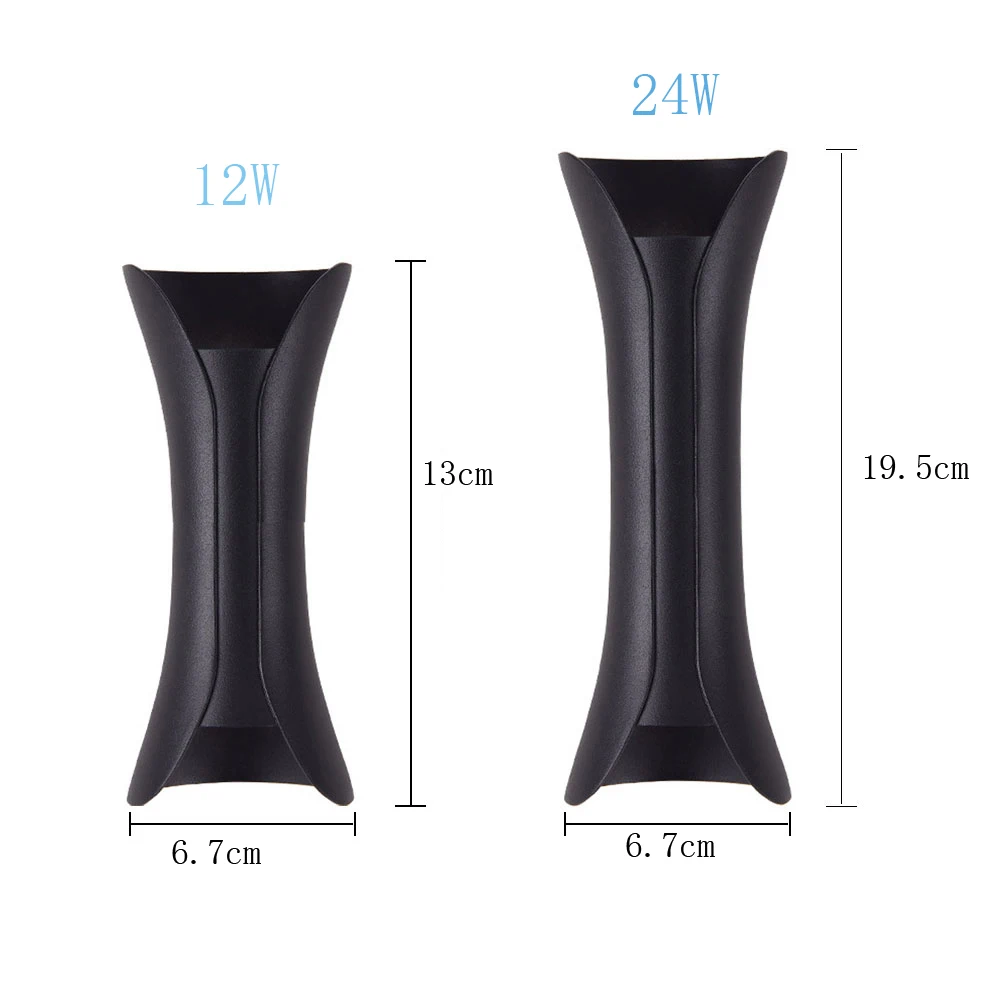 Вертикальная настенная лампа водонепроницаемый светодиодный светильник для