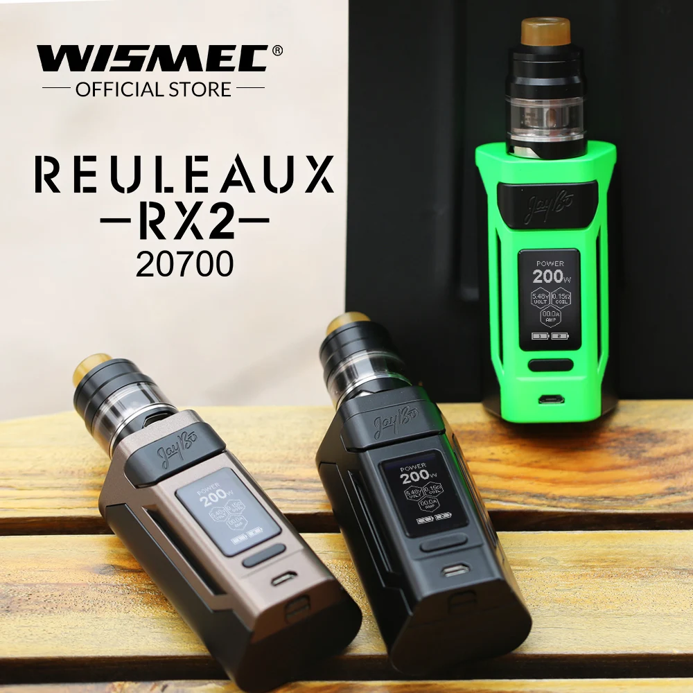 [Склад США] Wismec Reuleaux RX2 20700 с комплектом GNOME 2 мл/4 мл 200 вт выходной мод использовать