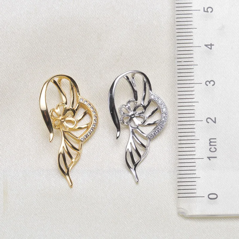 Пресноводные жемчужные клетки стерлингового серебра Подвески цепочка талисман