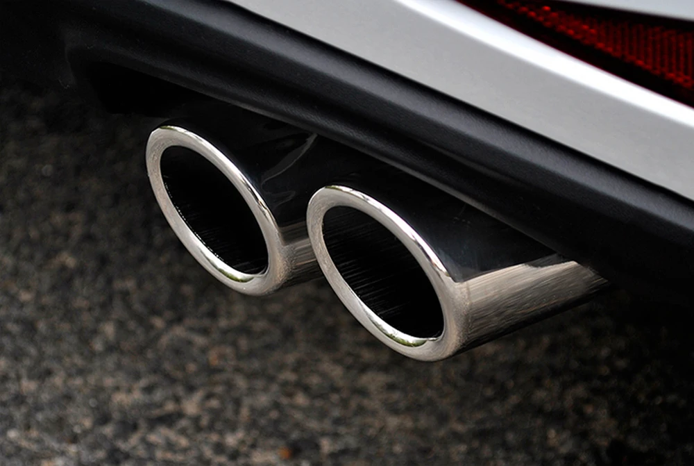 2 шт. Стайлинг автомобиля глушитель для Volkswagen VW Beetle A5 Eos Golf 5 6 7 Jetta Passat B6 B7 B8 CC 1 Cross Polo