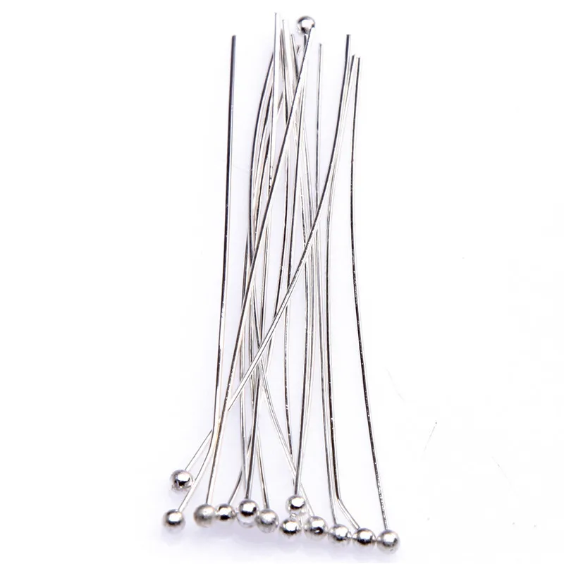 100 шт. акция лучшее качество позолоченные/посеребренные шпильки с шариковой