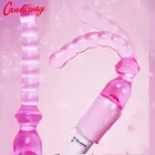 Мощный вибратор, желейные анальные шарики, Анальная пробка, вибратор, секс-игрушки, шарики для мастурбации для женщин, товары для массажа