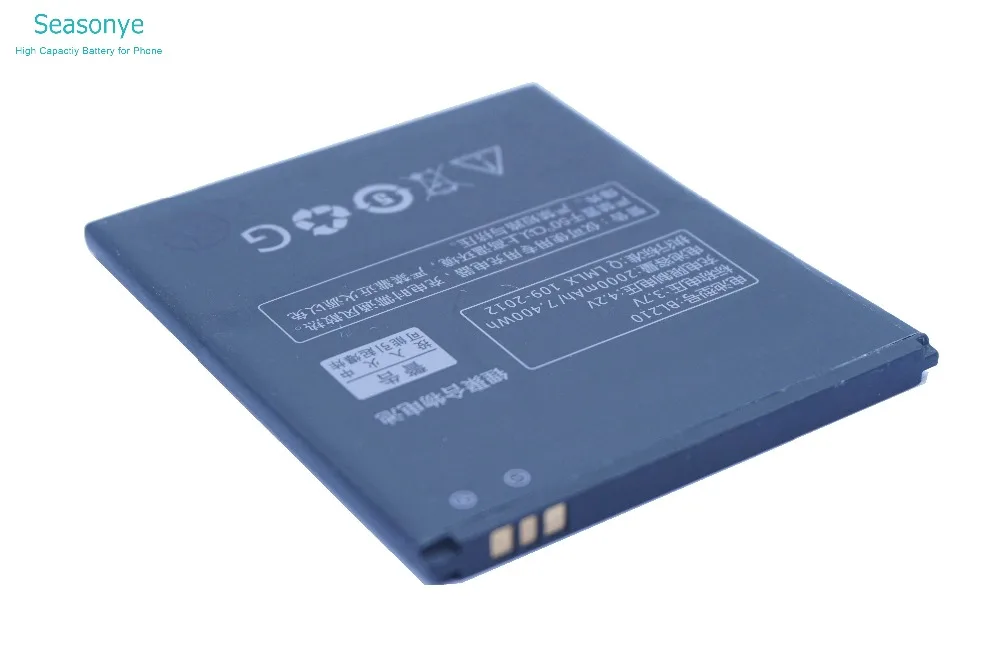 Seasonye 2000mAh / 7.400Wh BL210 BL 210 Сменный аккумулятор для Lenovo A536 A606 S820 S820E A750E A770E A656 A766 A658T S650 |