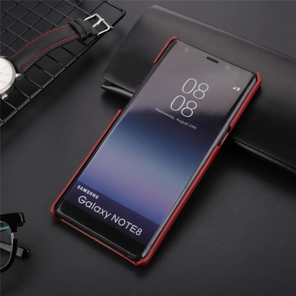 Роскошный бренд TIMECAT Натуральная кожа задняя крышка чехол для samsung Galaxy Note 8 9 чехлы для телефонов оболочка