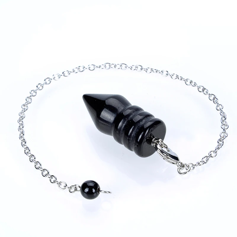 Исцеление чакры в рейки кристаллическая Подвеска из натурального камня маятник