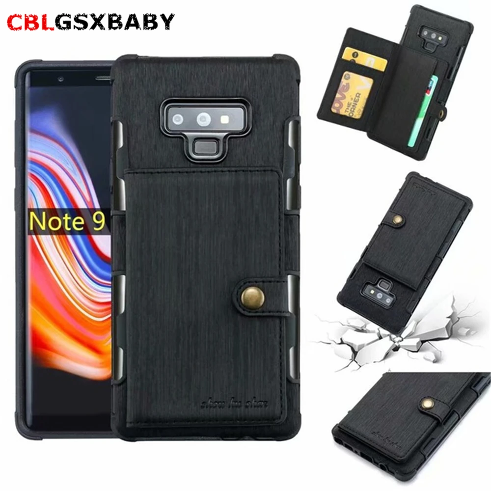 CBL чехол для телефона Samsung Galaxy S8 S9 Plus Ретро Кожаный кошелек с откидной крышкой Note 9 8