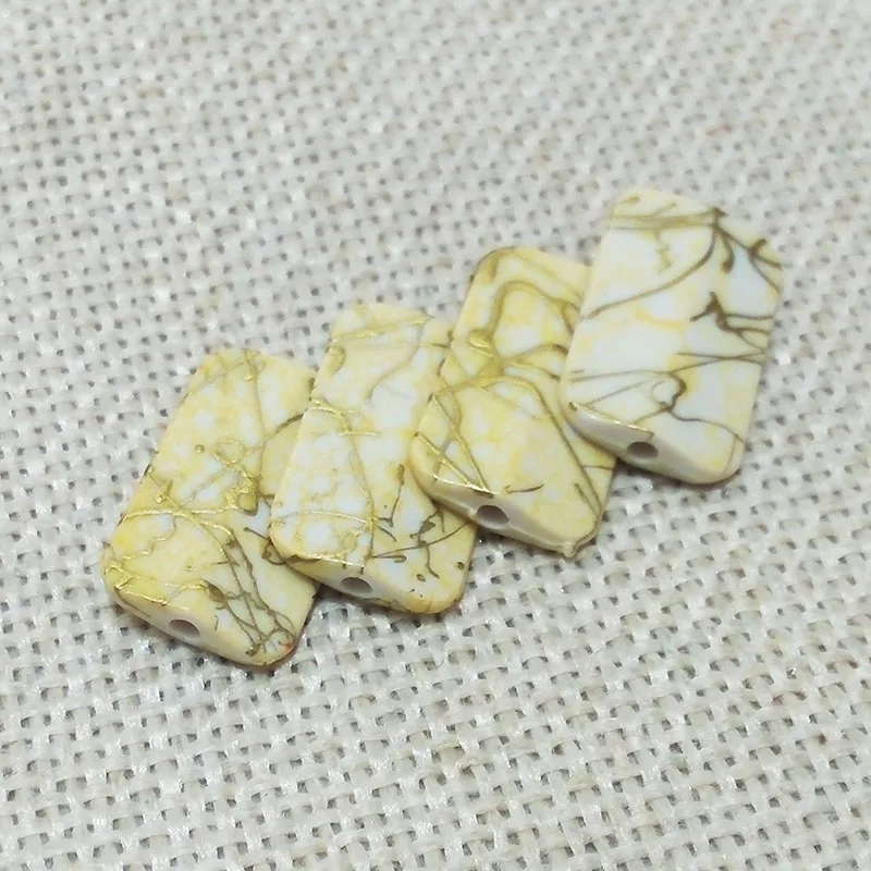 Синий прямоугольный кулон пряжка шнур шнурки кисточки подвески ожерелья