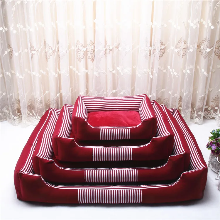 4 вида цветов зимние холщовые кровати для собак водонепроницаемая подошва