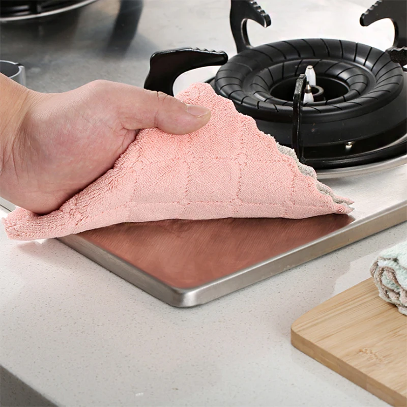 1 шт. Профессиональная кухонная тряпка для мытья домашней посуды